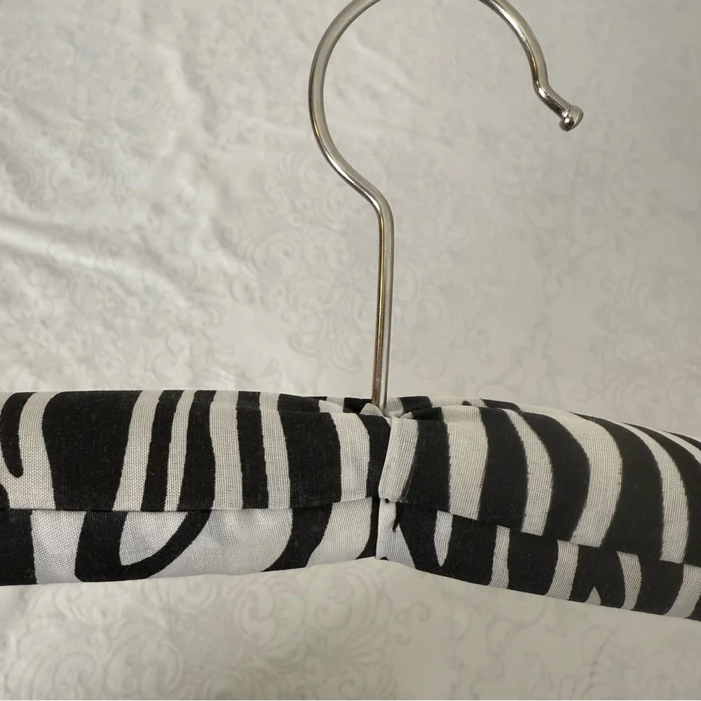 Small Lingerie Zebra Print Stuffed Hanger